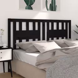 VidaXL 818694 testiera e pedana Nero
