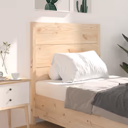 vidaXL Testiera per Letto 96x4x100 cm in Legno Massello di Pino - Vista aggiuntiva 3