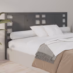 VidaXL 818772 testiera e pedana Grigio - Vista aggiuntiva 5