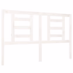 VidaXL 818811, Bianco, Legno di pino, 1260 mm, 100 cm, 40 mm