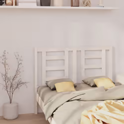 VidaXL 818816 testiera e pedana Bianco