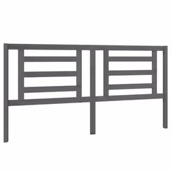 VidaXL 818837, Grigio, Legno di pino, 1860 mm, 100 cm, 40 mm