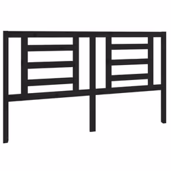 VidaXL 818839, Nero, Legno di pino, 1860 mm, 100 cm, 40 mm