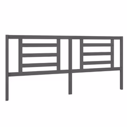 VidaXL 818842, Grigio, Legno di pino, 2060 mm, 100 cm, 40 mm