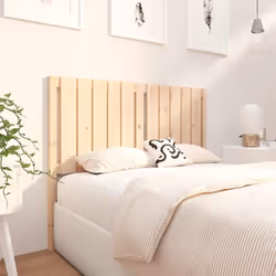 vidaXL Testiera per Letto 125,5x4x100 cm in Legno Massello di Pino - Vista aggiuntiva 3