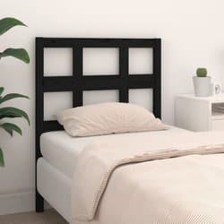 VidaXL 818904 testiera e pedana Nero