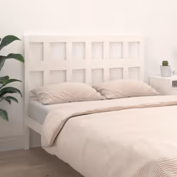 VidaXL 818926 testiera e pedana Bianco