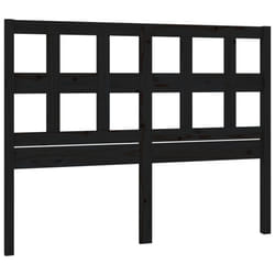 VidaXL 818939 testiera e pedana Nero