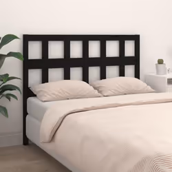 VidaXL 818939 testiera e pedana Nero