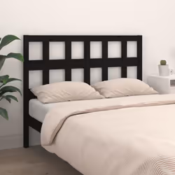 VidaXL 818939 testiera e pedana Nero