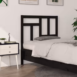 VidaXL 818949 testiera e pedana Nero