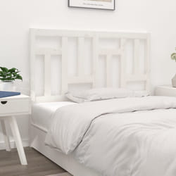 vidaXL Testiera per Letto Bianca 205,5x4x100 cm Legno Massello di Pino