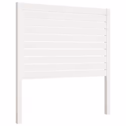 vidaXL Testiera per Letto Bianca 96x4x100 cm in Legno Massello di Pino - Vista aggiuntiva 2