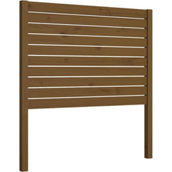 Testiera per Letto ambra 96x4x100 cm in Legno Massello di Pino Vidaxl