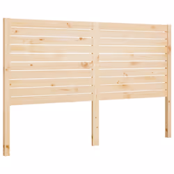 vidaXL Testiera per Letto 146x4x100 cm in Legno Massello di Pino - Vista aggiuntiva 2