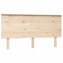 vidaXL Testiera per Letto 154x6x82,5 cm Legno Massello di Pino - Vista aggiuntiva 2