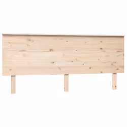 vidaXL Testiera per Letto 184x6x82,5 cm Legno Massello di Pino - Vista aggiuntiva 2