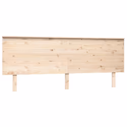 vidaXL Testiera per Letto 204x6x82,5cm Legno Massello di Pino - Vista aggiuntiva 2