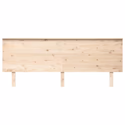vidaXL Testiera per Letto 204x6x82,5cm Legno Massello di Pino - Vista aggiuntiva 3