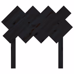 VidaXL 819204 testiera e pedana Nero - Vista aggiuntiva 4