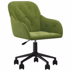 Sedie da Pranzo Girevoli 2 pz Verde Chiaro in Vellutocod mxl 73576 - Vista aggiuntiva 3