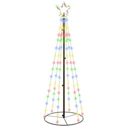 Vidaxl - Albero di Natale a Cono Colorato 108 led 70x180 cm