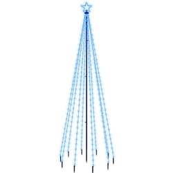 Vidaxl - Albero di Natale con Puntale Blu 310 led 300 cm