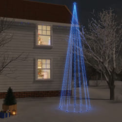 Albero di Natale, Albero effetto Realistico con Puntale Blu 1134 led 800 cm Vidaxl