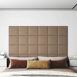 Pannelli Murali 12 pz Cappuccino 30x30 cm Similpelle 1,08 m² Vidaxl 25291