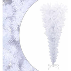 Vidaxl - Albero di Natale Artificiale Capovolto con Base, Albero effetto Realistico Bianco 150 cm