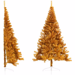 Create una magica atmosfera natalizia nella vostra casa con questo albero di Natale artificiale a metà! Albero di Natale cesp ...