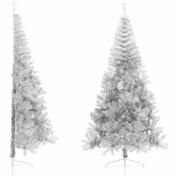 Create una magica atmosfera natalizia nella vostra casa con questo albero di Natale artificiale a metà! Albero di Natale cesp ...
