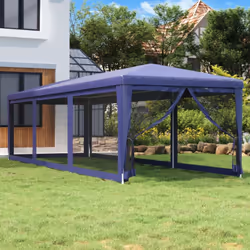 Questa tenda per feste super cool è caratterizzata da un robusto telaio in ferro, un tetto impermeabile e otto pareti lateral ...