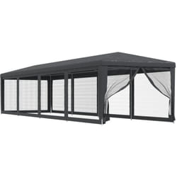 Vidaxl - Tenda per Feste con 10 Pareti in Rete Antracite 3x12 m in hdpe