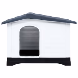 Casetta per Cani Grigia 90,5x68x66 cm in Polipropilenecod mxl 128621 - Vista aggiuntiva 2
