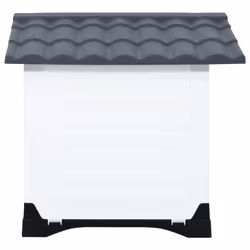 Casetta per Cani Grigia 90,5x68x66 cm in Polipropilenecod mxl 128621 - Vista aggiuntiva 3