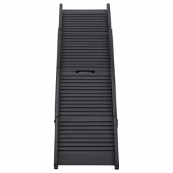 vidaXL Rampa per Cani Pieghevole Nera 153x40x12,5 cm in Plastica - Vista aggiuntiva 3