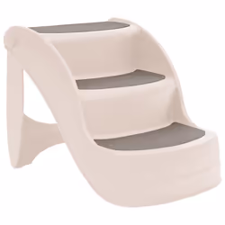 vidaXL Scala per Cani Pieghevole con 3 Gradini 50x38x38 cm in Plastica - Vista aggiuntiva 2