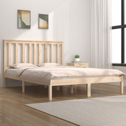 Vidaxl - Giroletto in Legno Massello 135x190 cm Small Double 52399