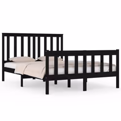 VidaXL 3103892, Nero, 1455 mm, 195,5 cm, 695 mm, 1400 x 1900 mm, 1460 x 60 x 1010 mm