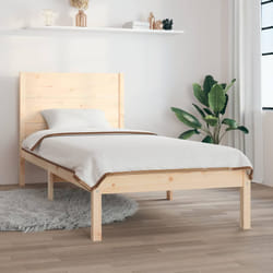 vidaXL Giroletto in Legno Massello 90x190 cm Single