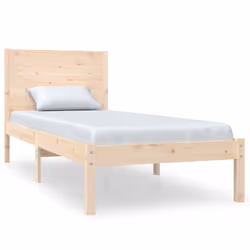 vidaXL Giroletto in Legno Massello 90x190 cm Single - Vista aggiuntiva 2