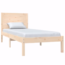 vidaXL Giroletto in Legno Massello 90x190 cm Single - Vista aggiuntiva 3