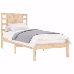 vidaXL Giroletto in Legno Massello 90x190 cm Single - Vista aggiuntiva 3