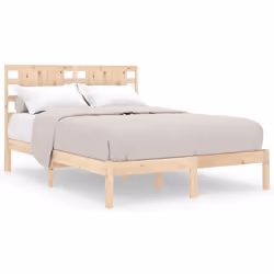 vidaXL Giroletto in Legno Massello 135x190 cm Double - Vista aggiuntiva 2
