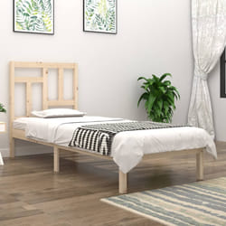 vidaXL Letto senza Materasso 90x190 cm in Legno Massello di Pino