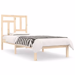 vidaXL Letto senza Materasso 90x190 cm in Legno Massello di Pino - Vista aggiuntiva 2