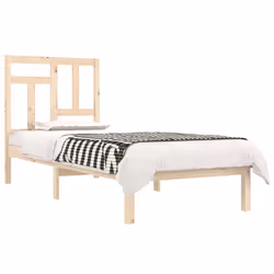 vidaXL Letto senza Materasso 90x190 cm in Legno Massello di Pino - Vista aggiuntiva 3