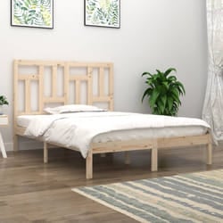 vidaXL Giroletto in Legno Massello 120x190 cm Small Double