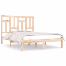 vidaXL Giroletto in Legno Massello di Pino 140x190 cm - Vista aggiuntiva 2